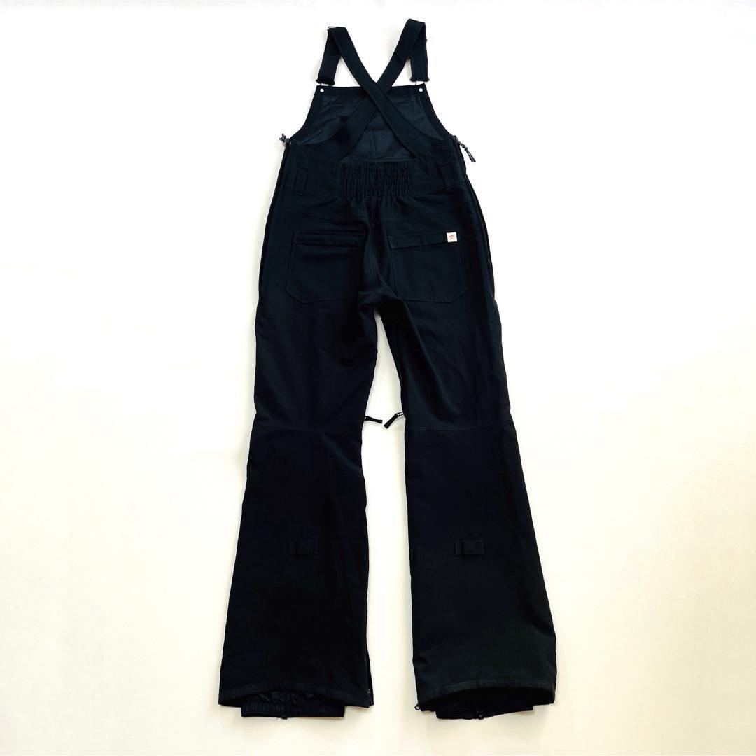 6645 バートン　ビブパンツ　スノボウェア レディース ブラック つなぎ