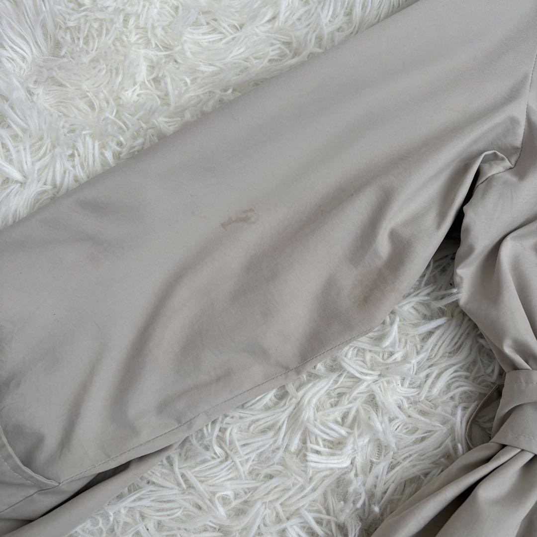 vintage バーバリー　スプリングコート　ノバチェック　ベルト　大きいサイズ