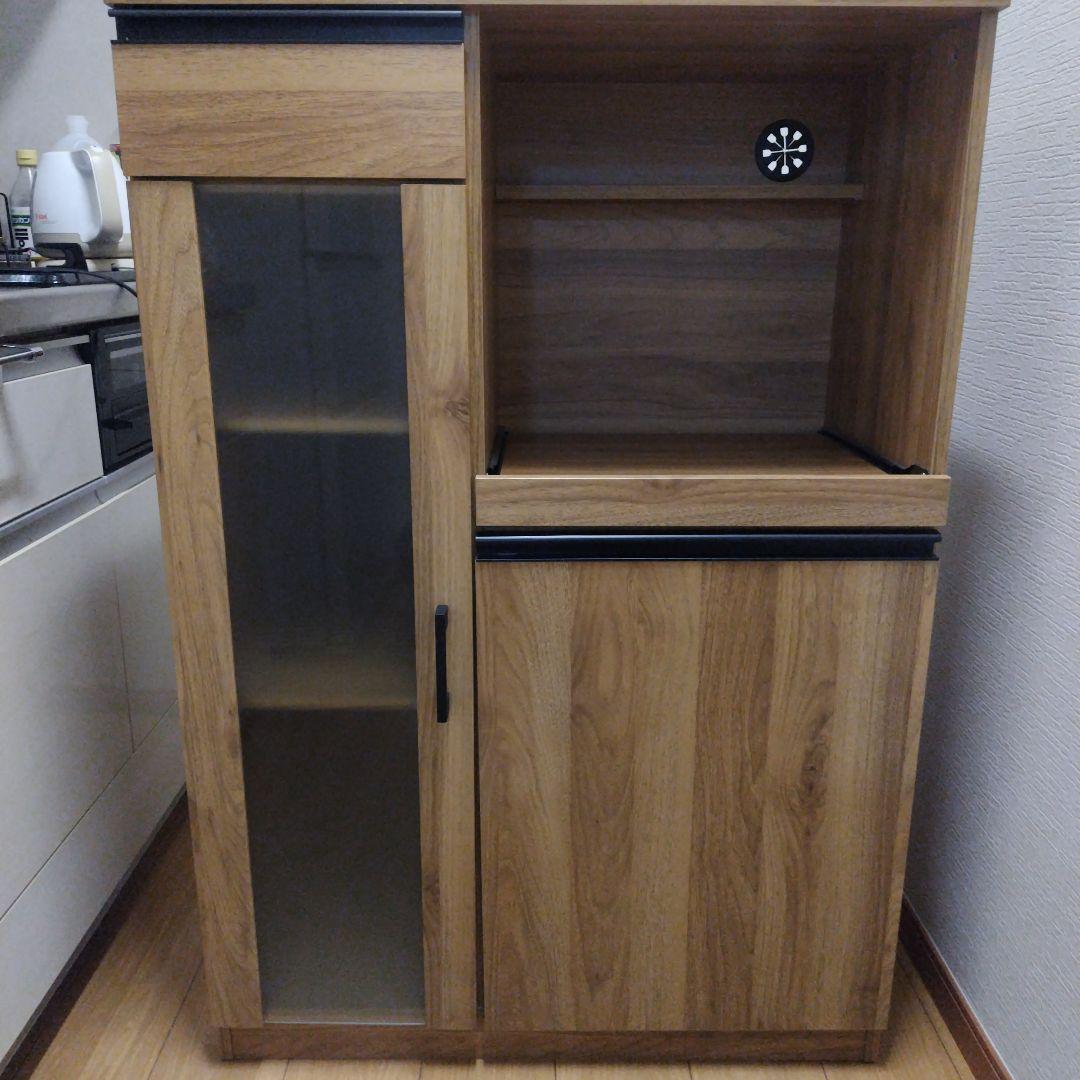 2024年製　ニトリ　レンジ台　フォルムS RE1175 LBR