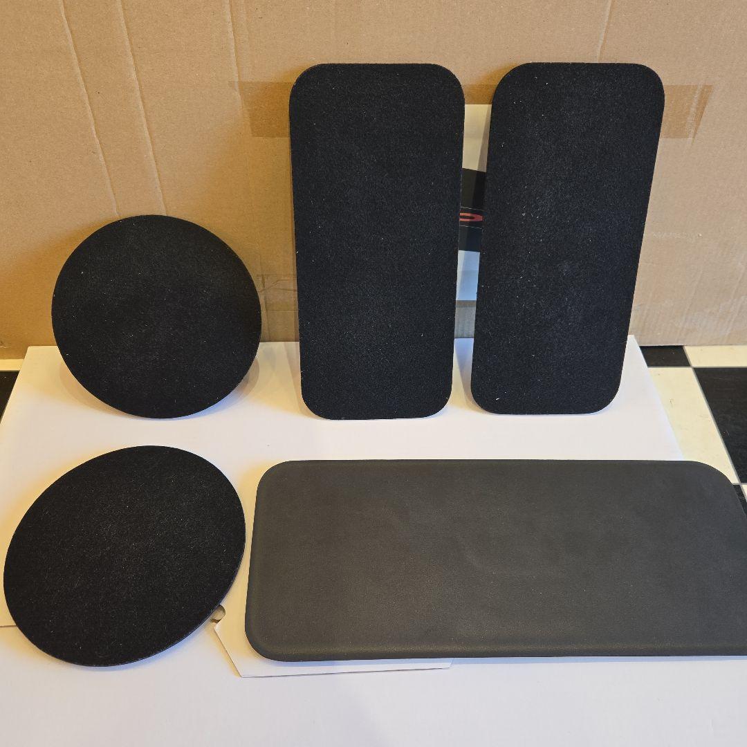 FLOWin エクササイズマット 大サイズ ブラック 大きめ 付属品あり