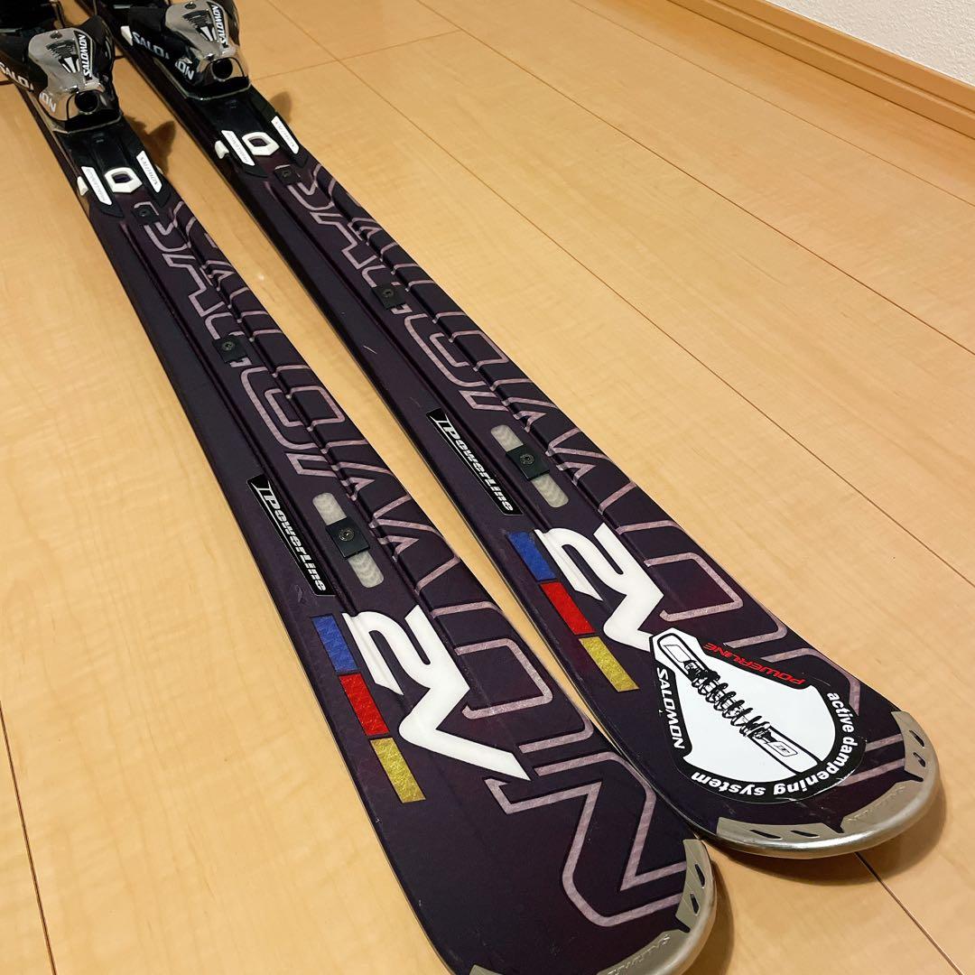 【美品】SALOMON サロモン スキー板 171cm ビンディング付き セット