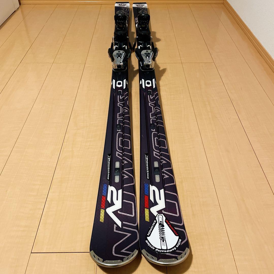 【美品】SALOMON サロモン スキー板 171cm ビンディング付き セット