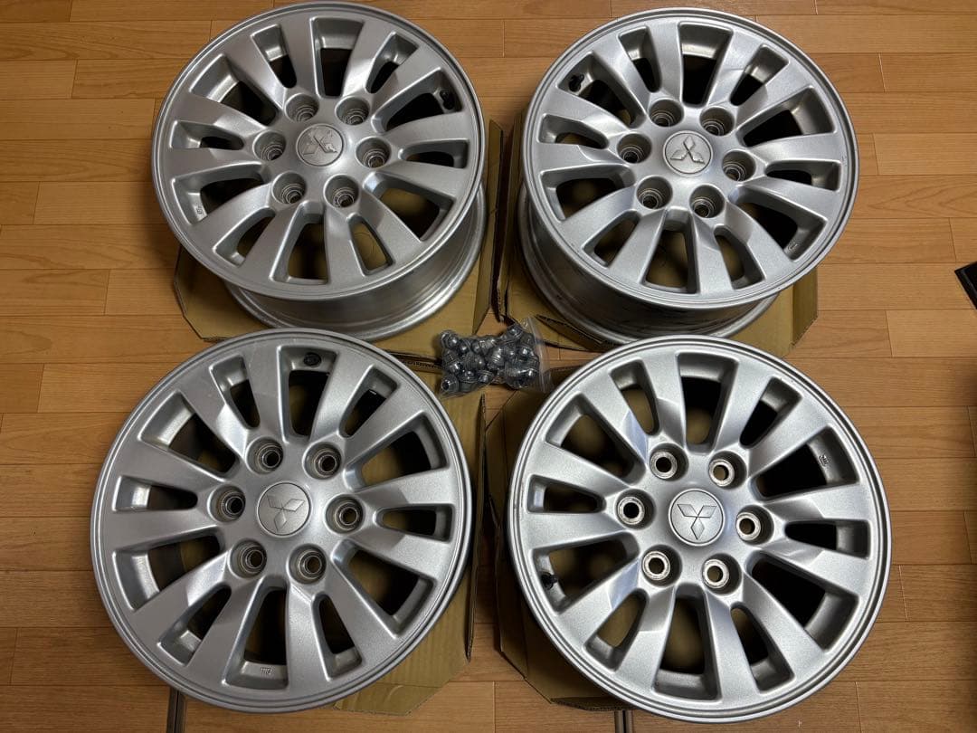 三菱 16インチ アルミホイール ENKEI 6穴　PCD139.7 7J