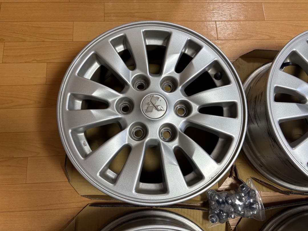 三菱 16インチ アルミホイール ENKEI 6穴　PCD139.7 7J