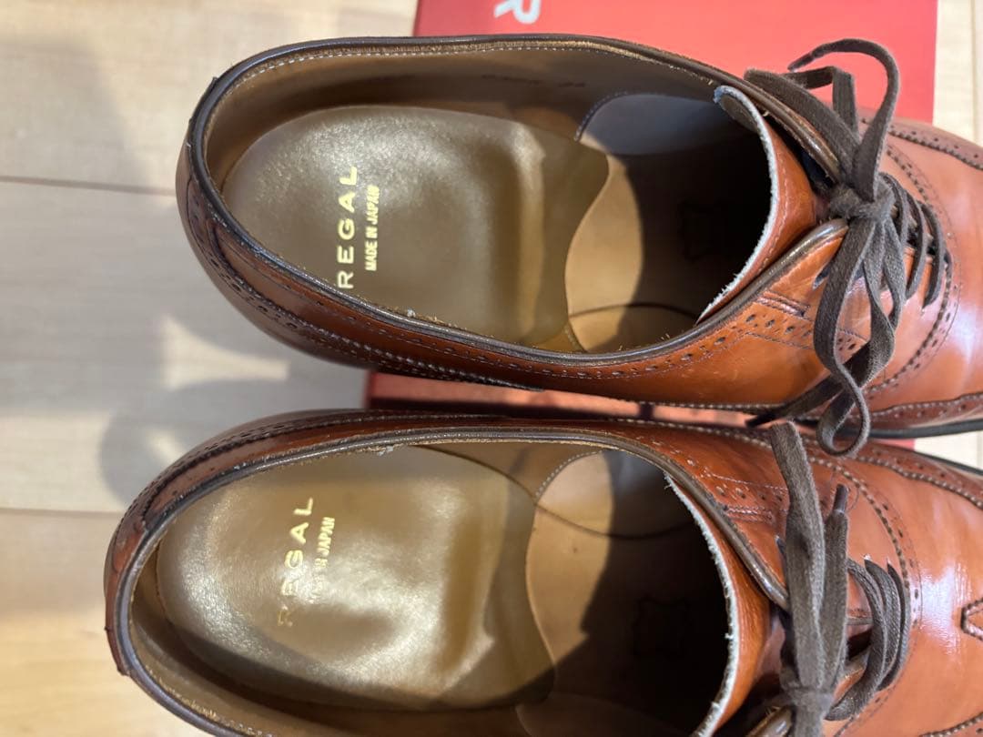 リーガルブラウン革靴