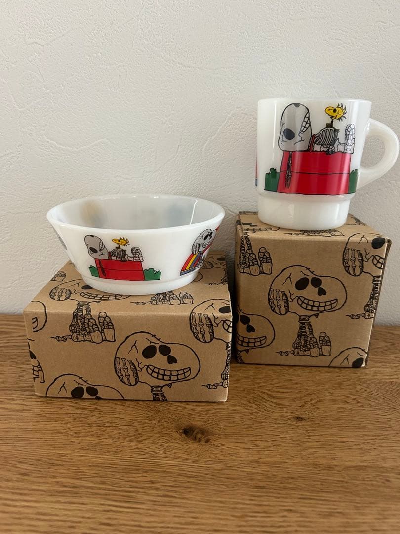 keikiii ケイキィー　ノベルティ　スヌーピー　マグカップ　ボウル2点セット