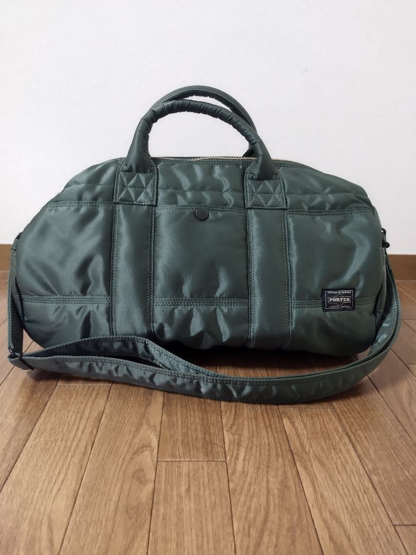 PORTER TANKER DRUM BAG　セージグリーン