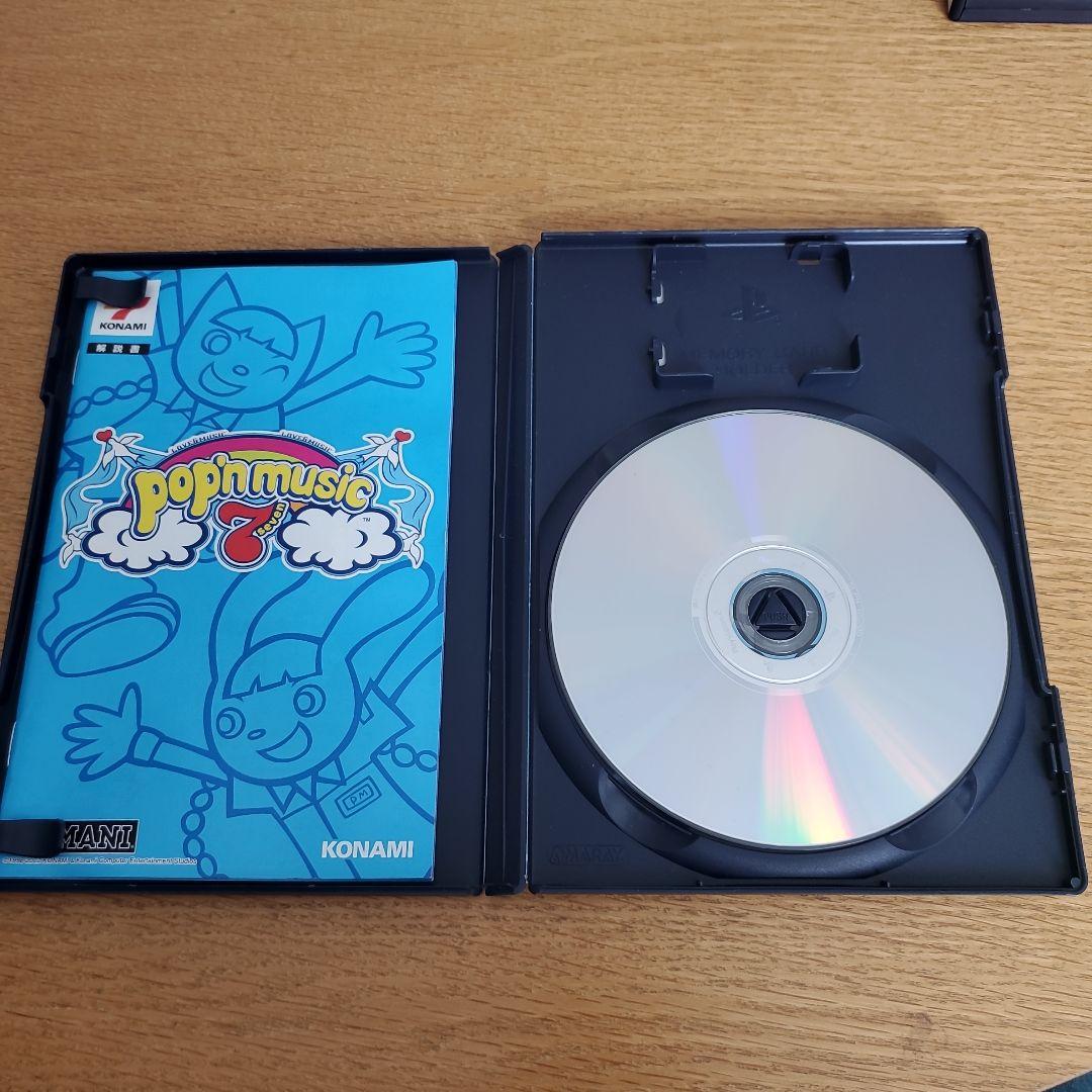 ps2ポップンミュージック コントローラーとゲームセット