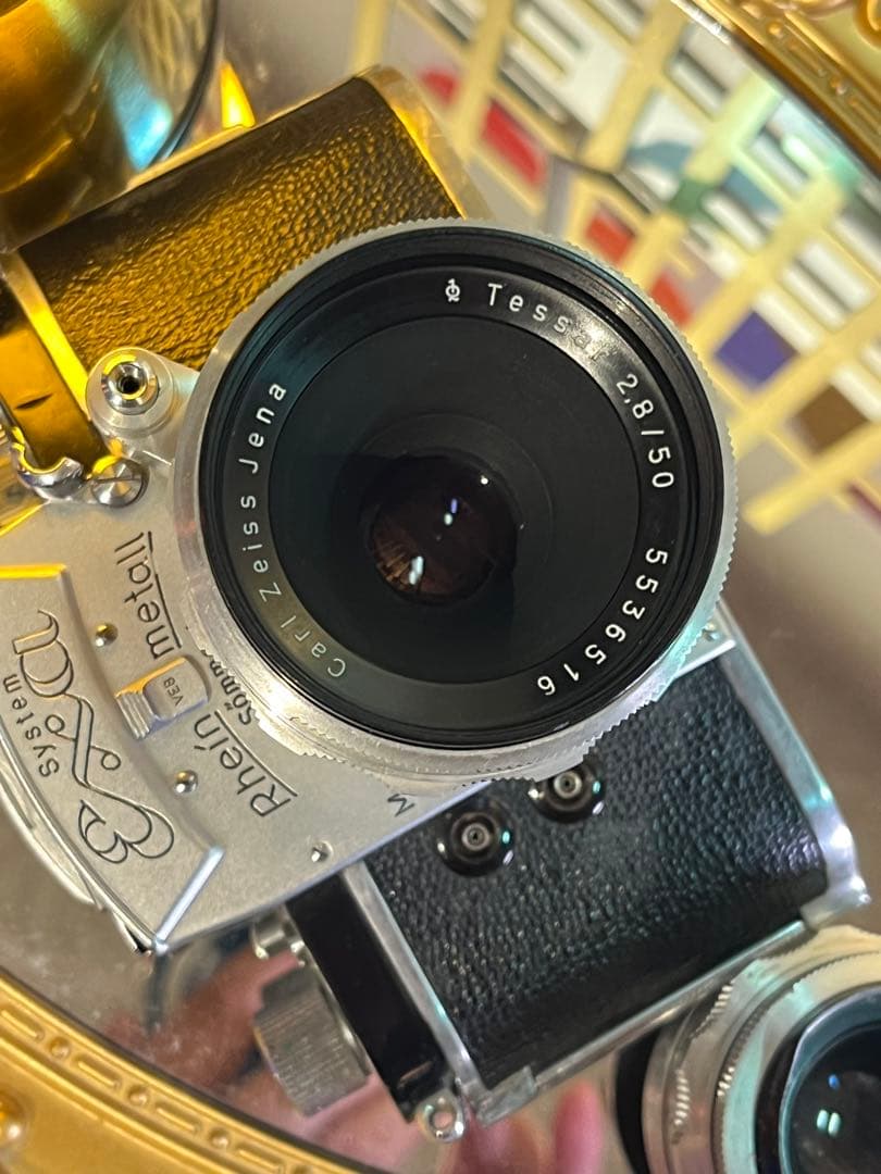 希少モデル イハゲー EXA ラインメタル 刻印入 レンズ2本付 美品