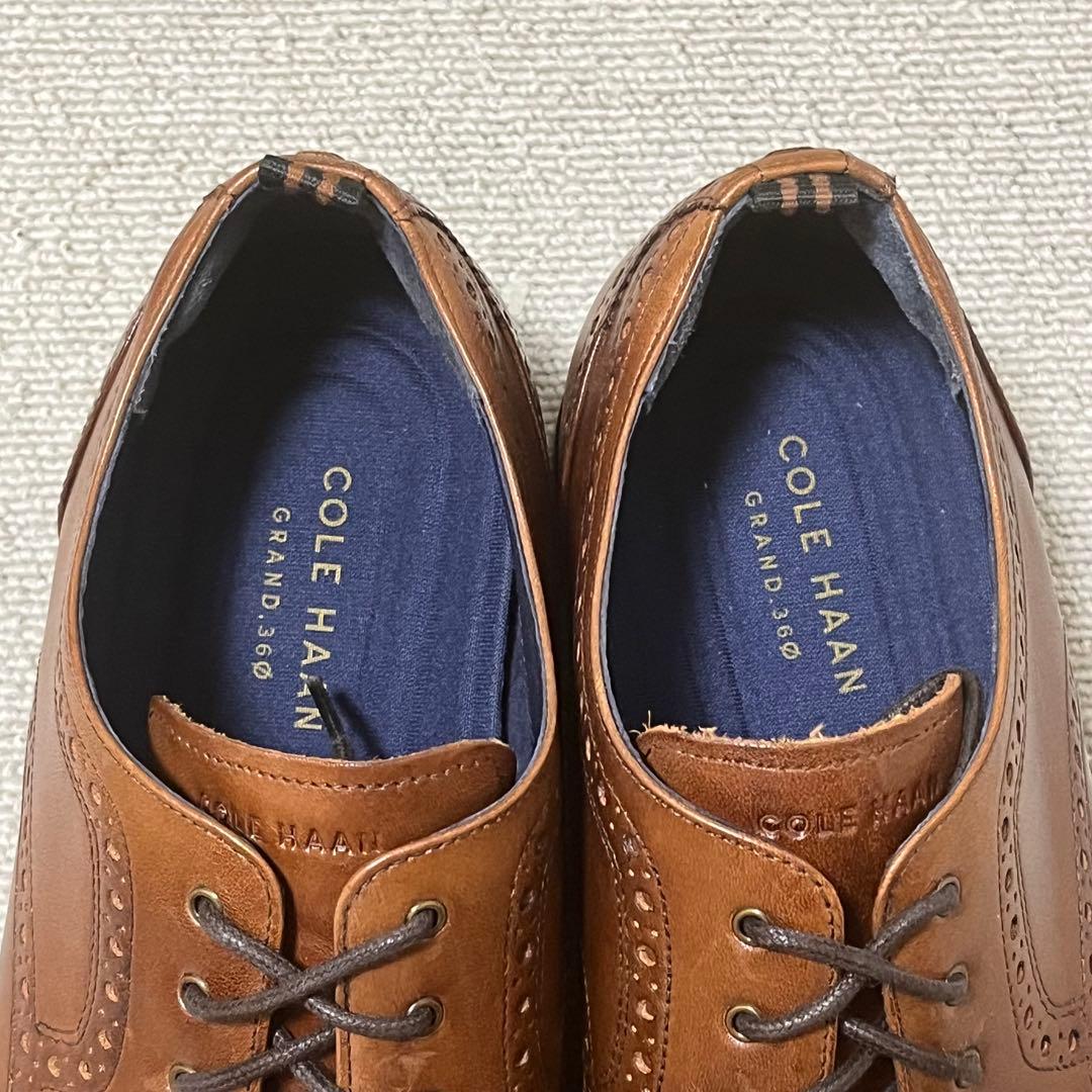 美品★COLE HAAN コールハーン ビジネスシューズ 本革 牛革 ブラウン