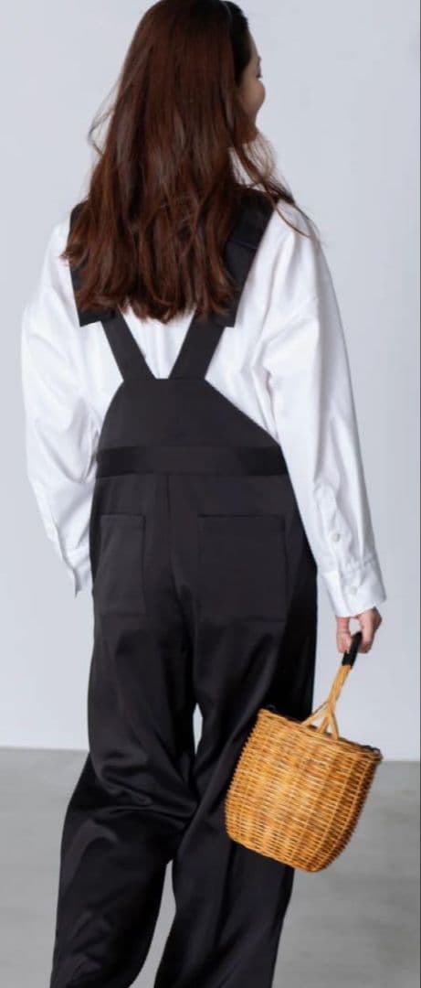 【未使用】MY WEAKNESS ブラック サロペット LONG ともさかりえ