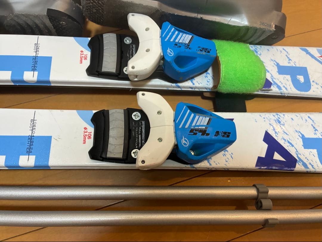 板106cm KAZAMA ブーツ20 or 21.0cmスキーセット