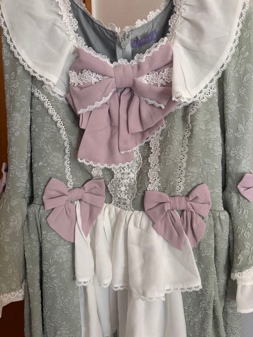 axes kawaii メアリー姫袖ドレス　ミント