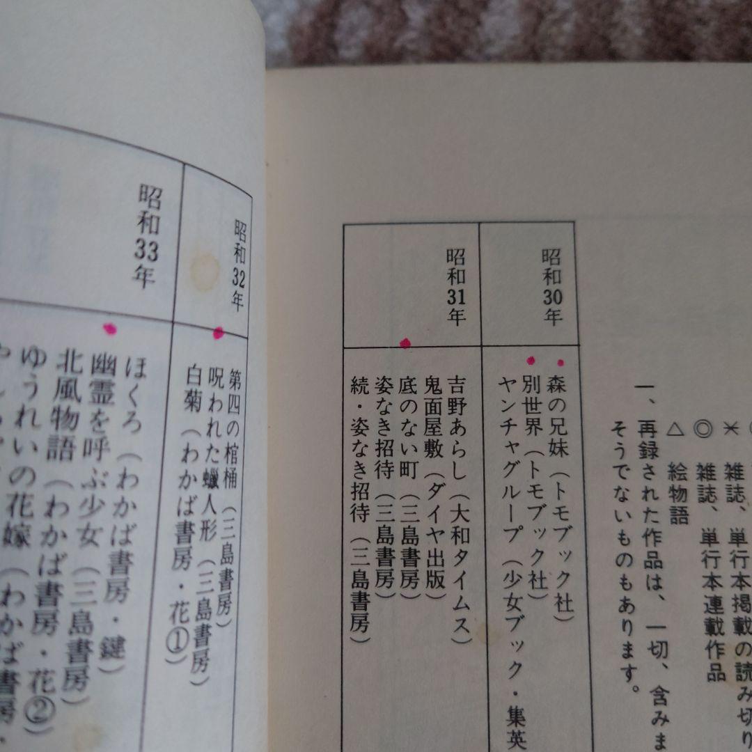 中野書店　復刻シリーズ　楳図かずお初期作品集　限定500部　サインイラスト付き