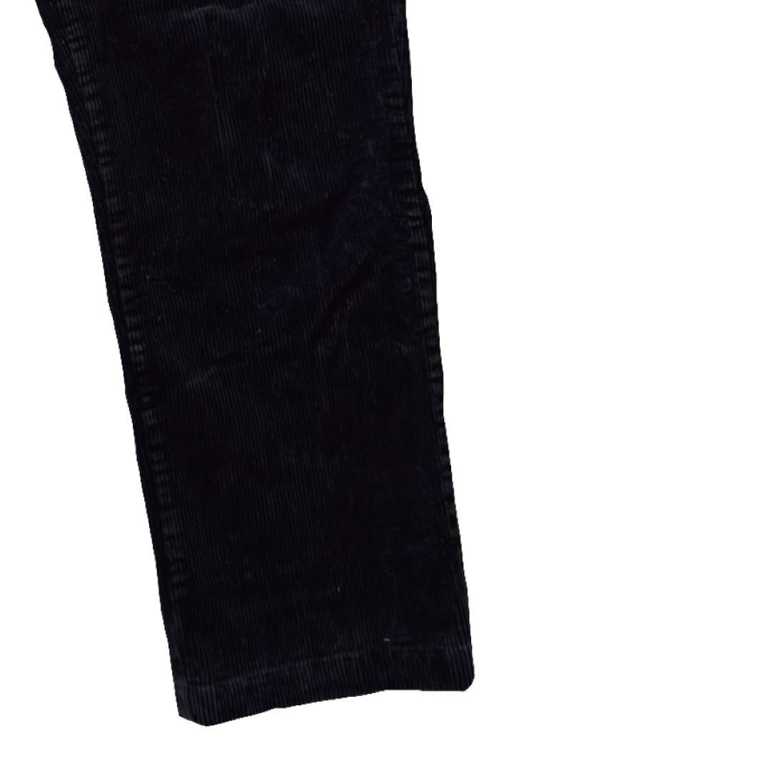 ポロ コーデュロイ 黒 ブラック 太畝 アイビー トラッド ビンテージ 古着