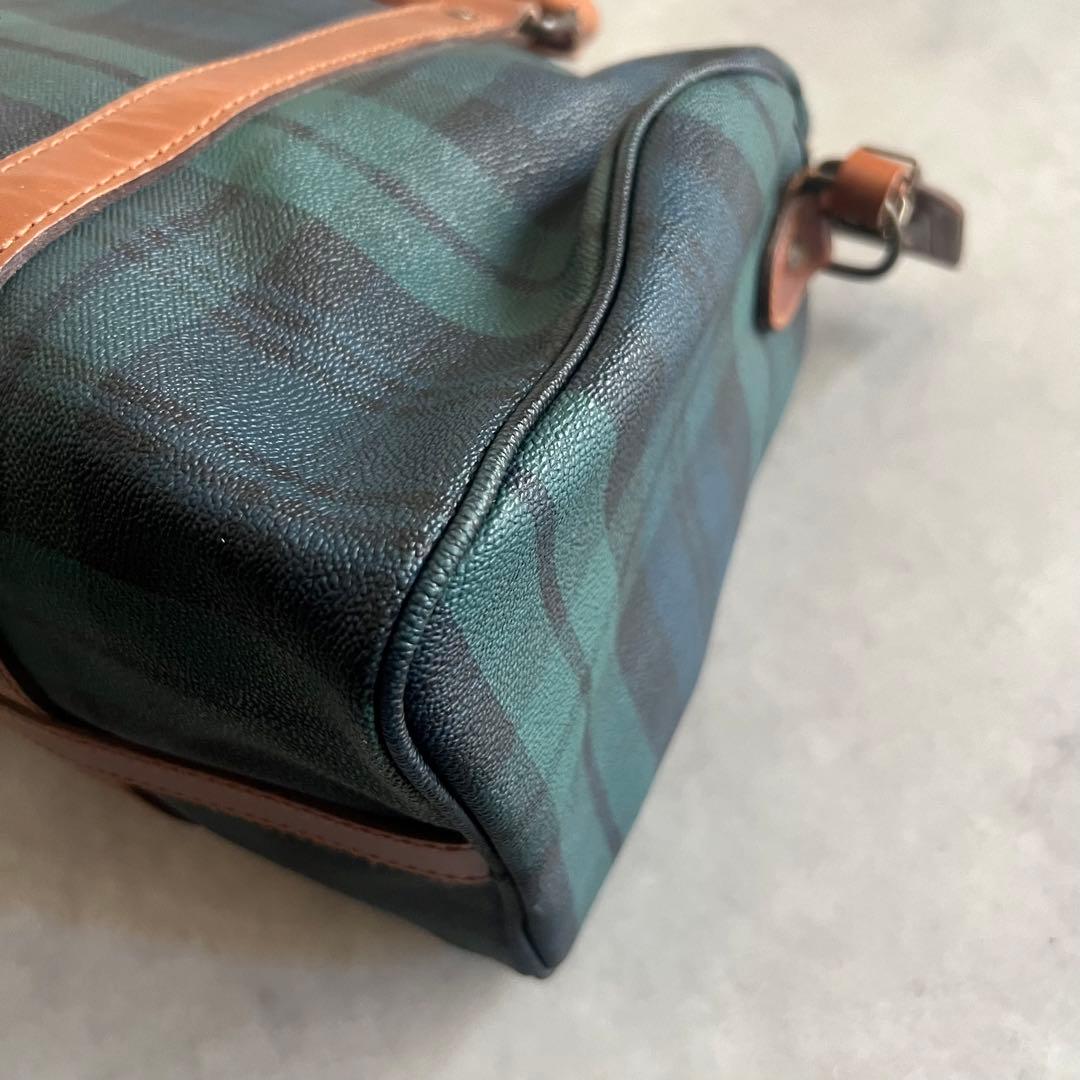 ラルフローレン ボストン バッグ ブラックウォッチ レザー 旅行