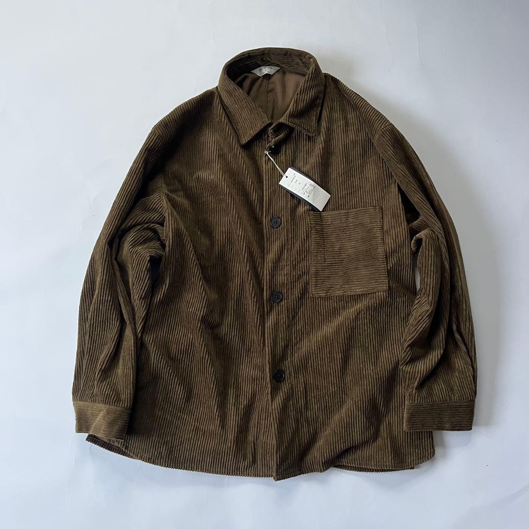 スティルバイハンド コーデュロイ シャツ ジャケット ブラウン 50 XL