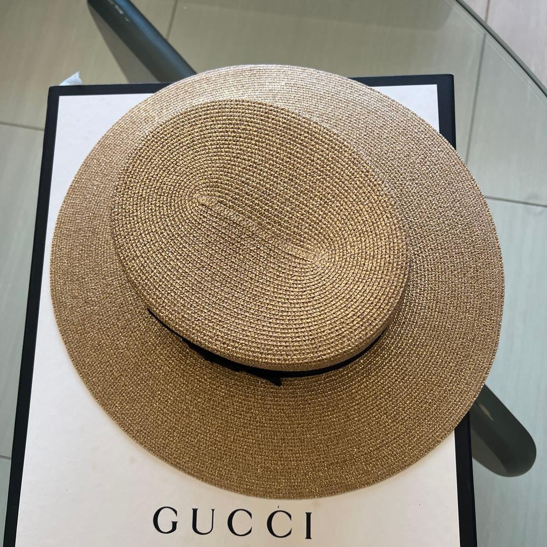 GUCCIカンカン帽子美品