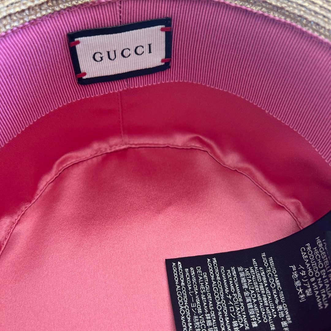 GUCCIカンカン帽子美品