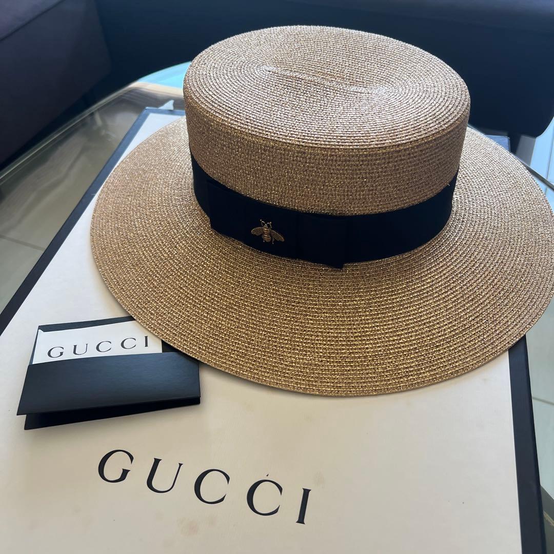 GUCCIカンカン帽子美品