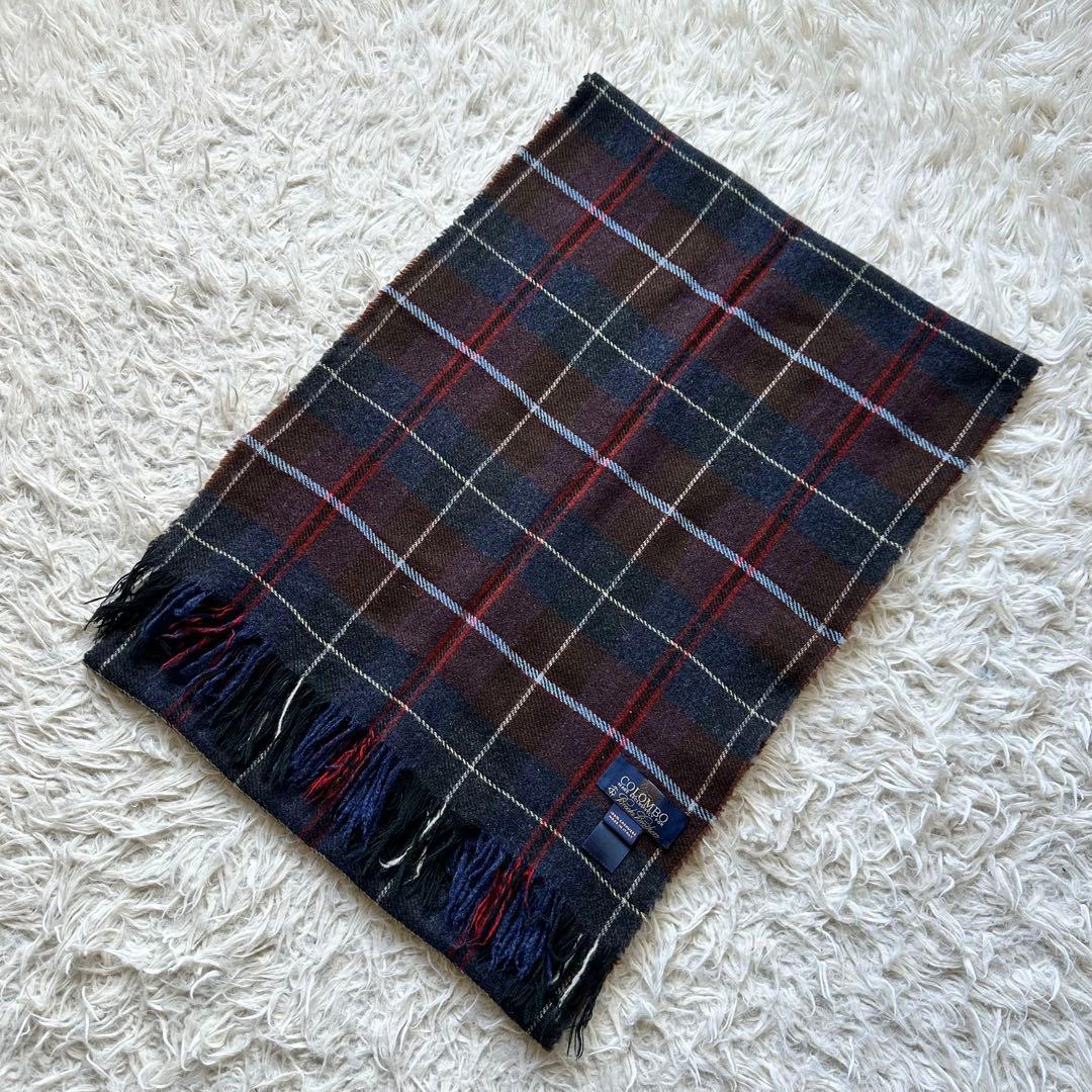 美品✨ブルックスブラザーズ　コロンボ　カシミヤ100% マフラー　チェック