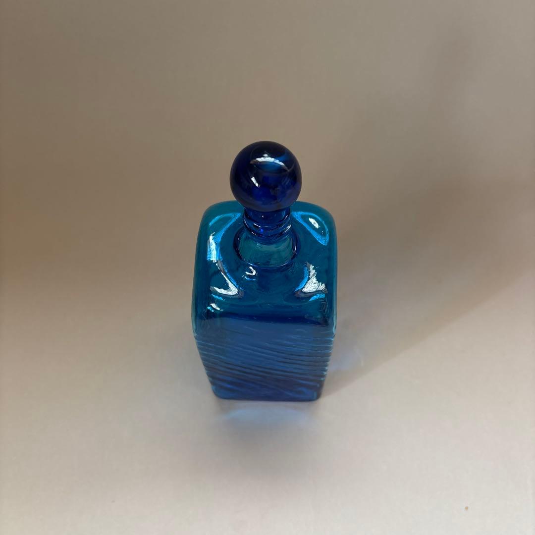 倉敷ガラス　小谷真三　デキャンタ　酒瓶　民藝