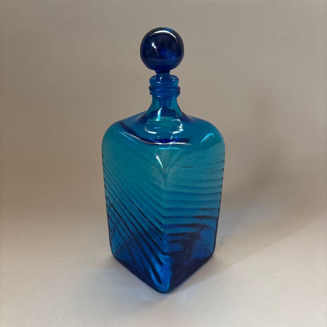 倉敷ガラス　小谷真三　デキャンタ　酒瓶　民藝