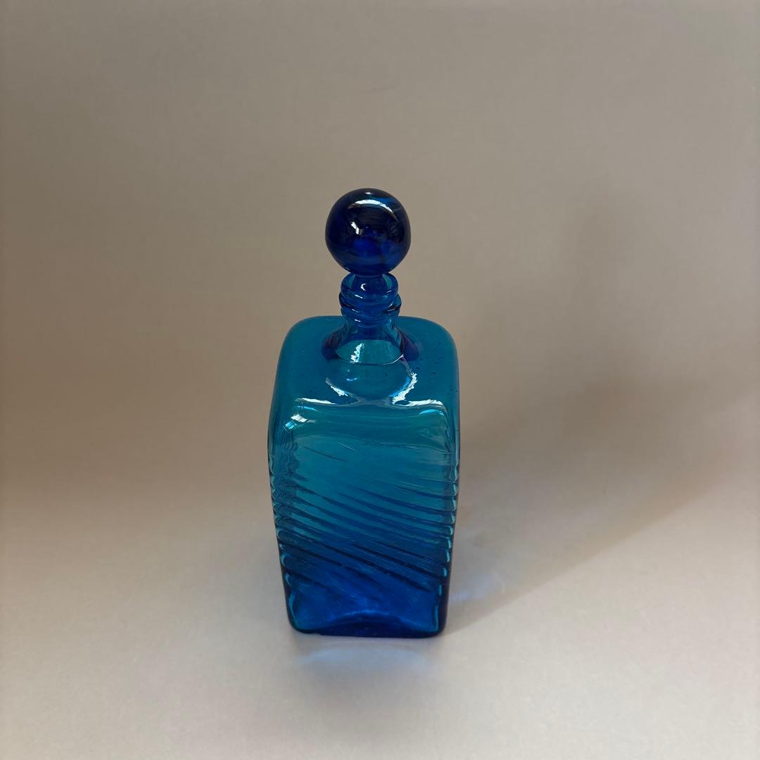 倉敷ガラス　小谷真三　デキャンタ　酒瓶　民藝