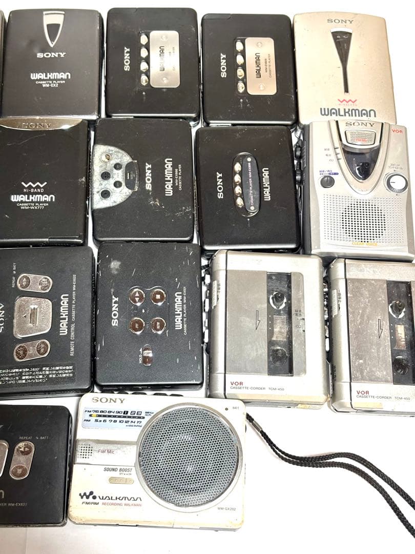 SONY カセットプレーヤー　ジャンク品 24台まとめセット