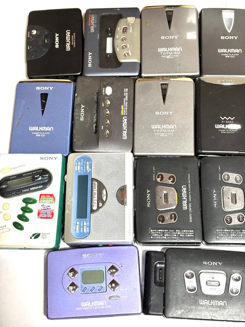 SONY カセットプレーヤー　ジャンク品 24台まとめセット