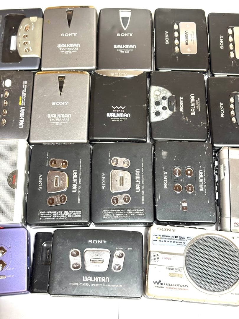 SONY カセットプレーヤー　ジャンク品 24台まとめセット