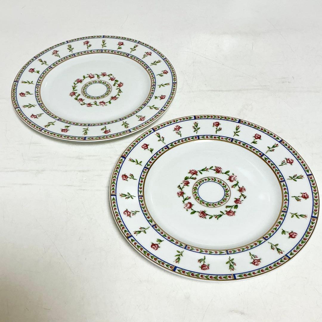 リモージュ　A. RAYNAUD & C° レイノー　薔薇の物語　シリーズ　皿