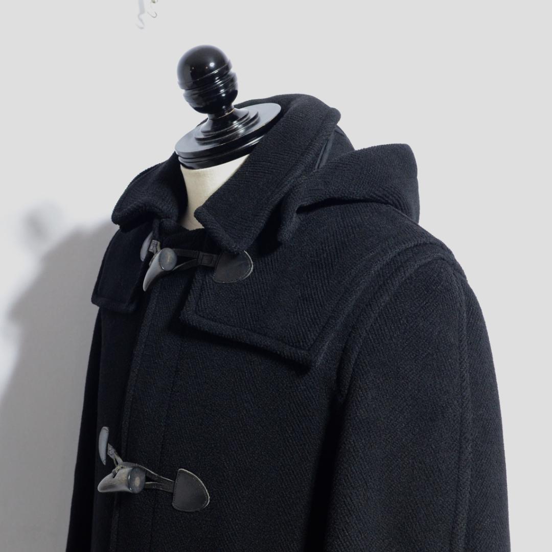 超貴重極上品 グレンフェル エルメススタイル ダッフル ムーアブルック 黒 M