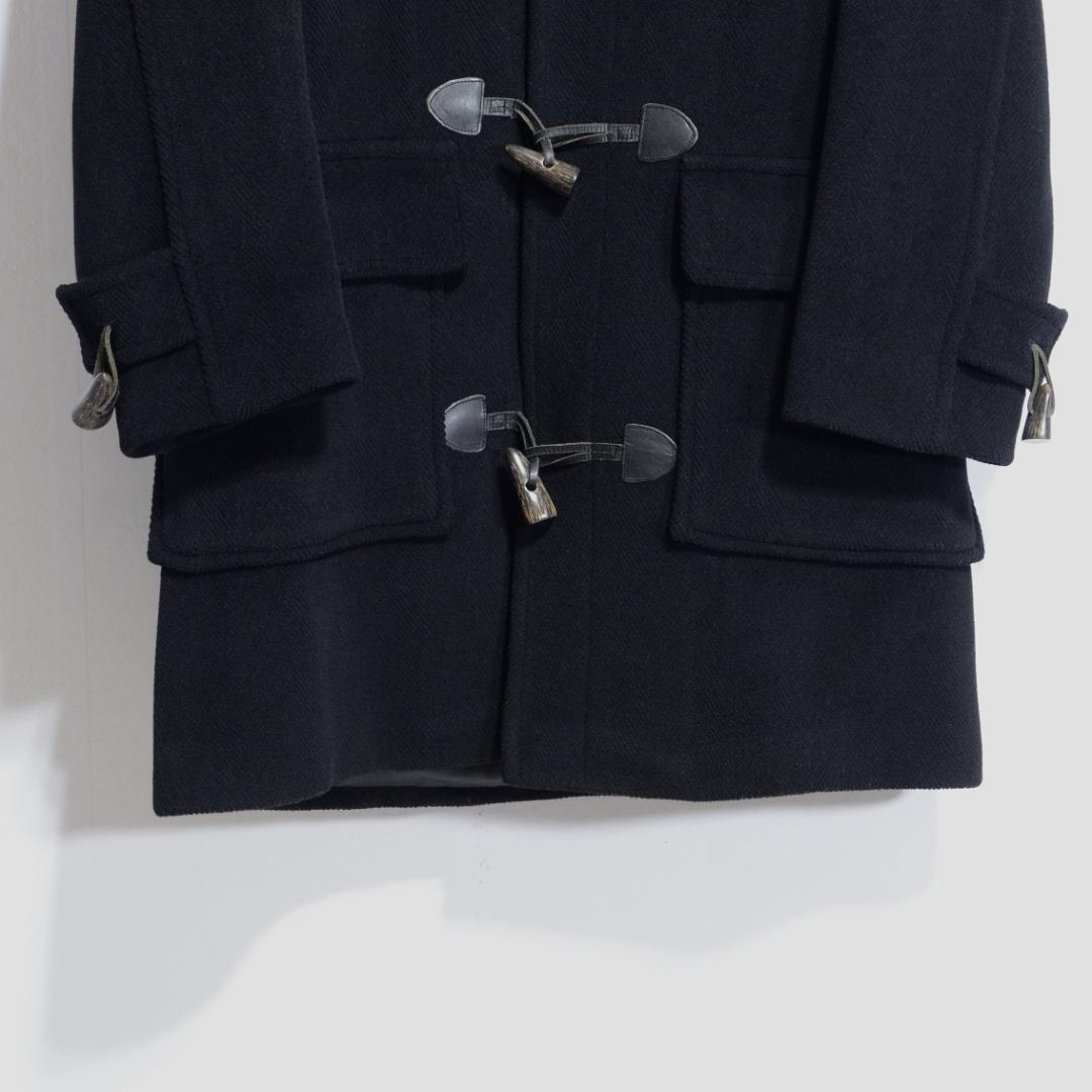 超貴重極上品 グレンフェル エルメススタイル ダッフル ムーアブルック 黒 M