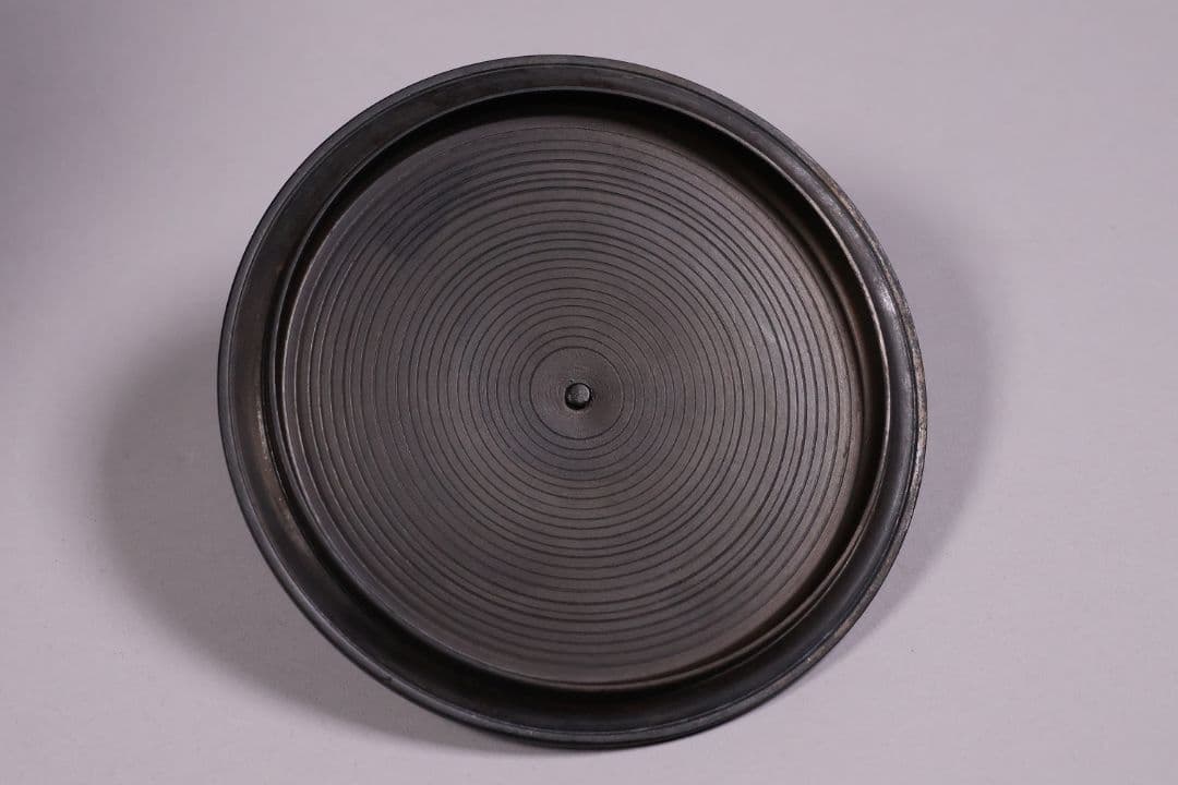 茶道具 門脇喜平 糸目紋 尻張釜 共箱 風炉釜 吊釜 鉄釜【MA528】