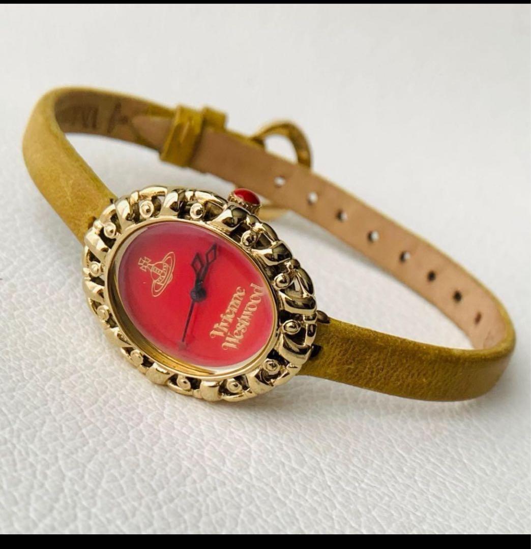 希少 ヴィヴィアンウエストウッド 時計 ロココ調 オーバル VV005RDYL