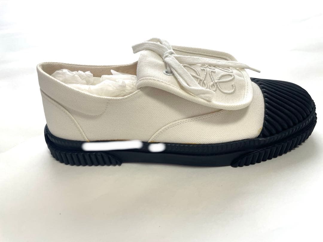 LOEWE アナグラムフラップキャンバススニーカー 37