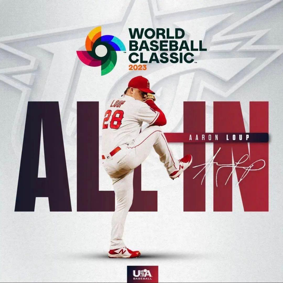Aaron Loup 2023年ゲーム実使用ジャージ　WBCアメリカ代表