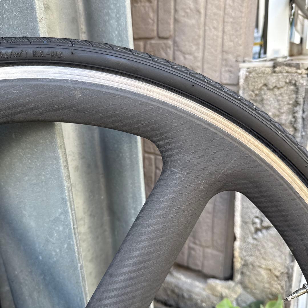 encoreバトンホイールフロント　ピストホイール