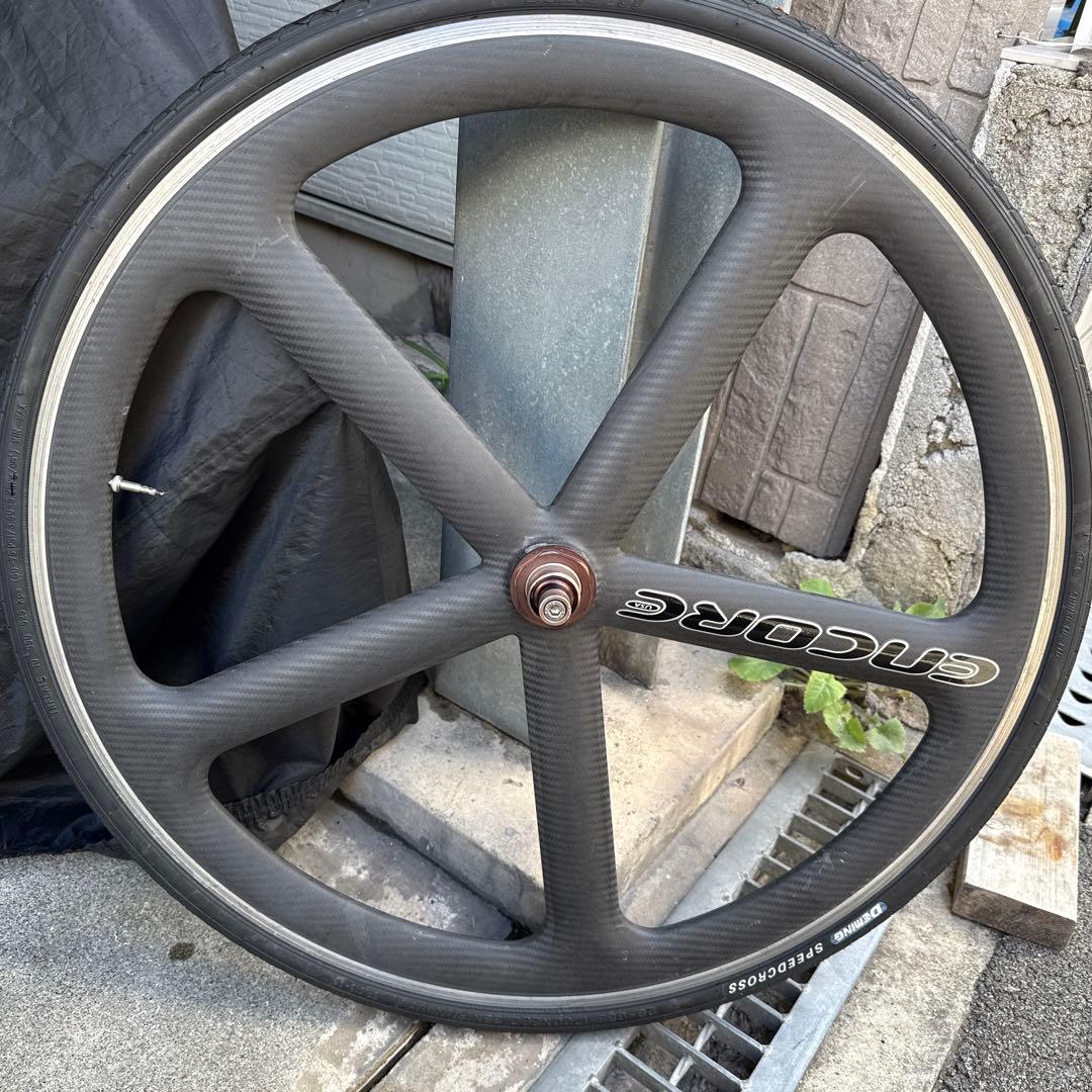 encoreバトンホイールフロント　ピストホイール