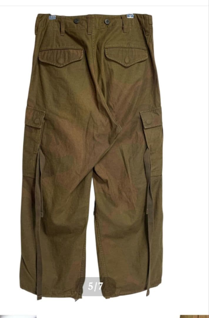 パンツ NIGEL CABOURN BRUSH CAMO 34