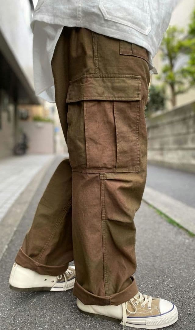 パンツ NIGEL CABOURN BRUSH CAMO 34