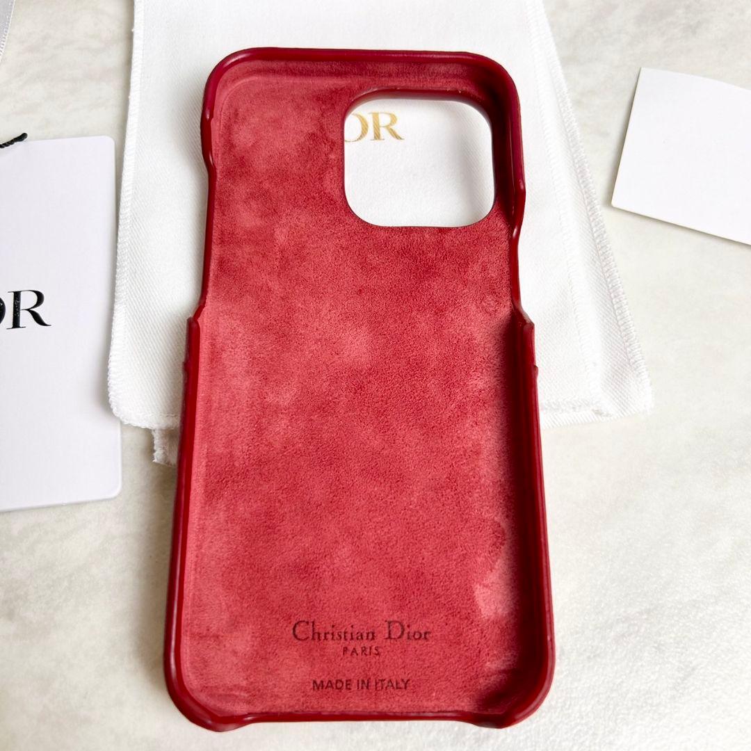 【ほぼ未使用】Dior iPhone15promax Lady Dior ハート