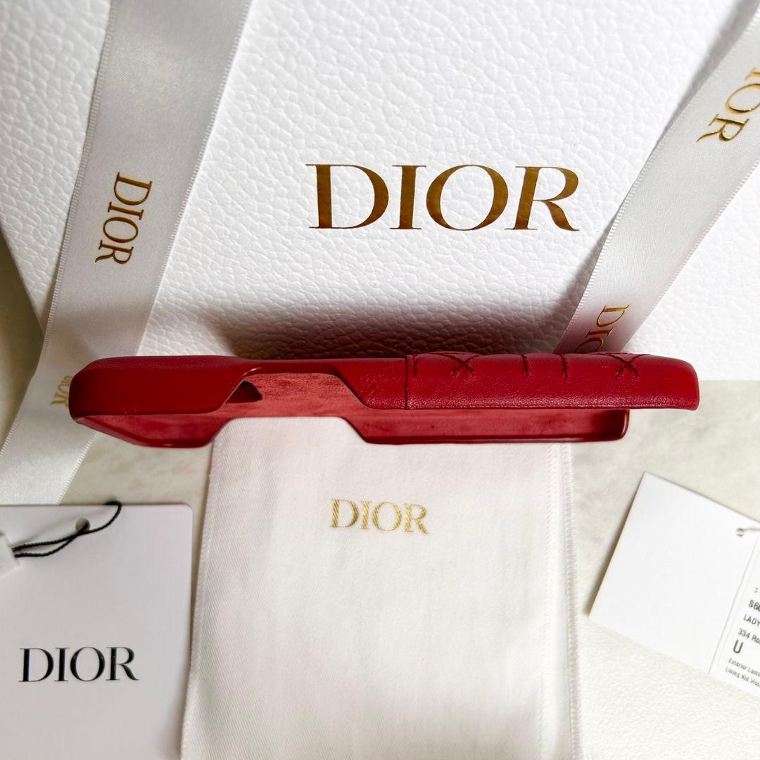 【ほぼ未使用】Dior iPhone15promax Lady Dior ハート