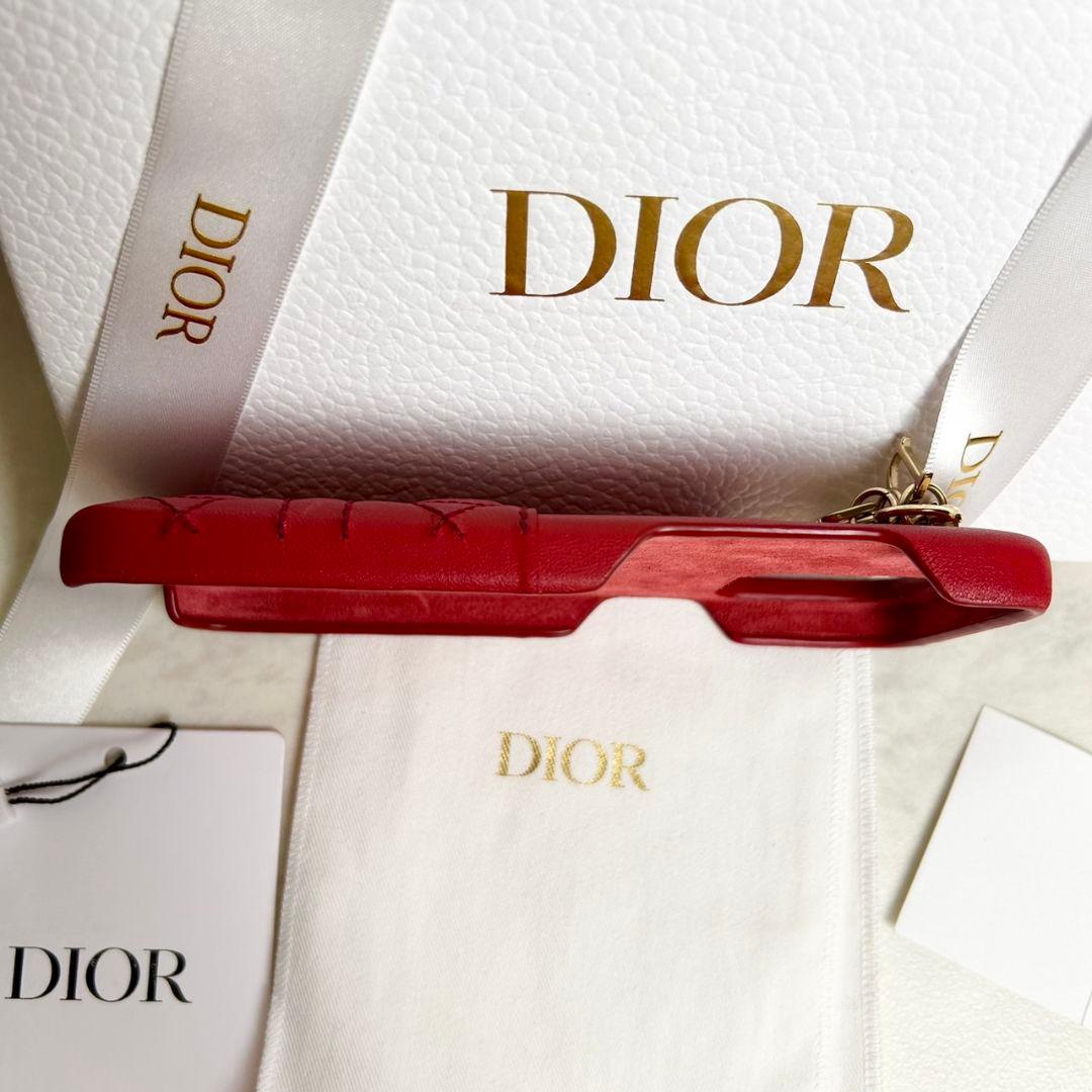 【ほぼ未使用】Dior iPhone15promax Lady Dior ハート