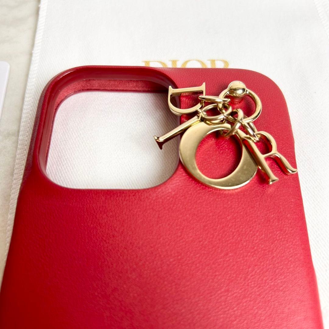【ほぼ未使用】Dior iPhone15promax Lady Dior ハート