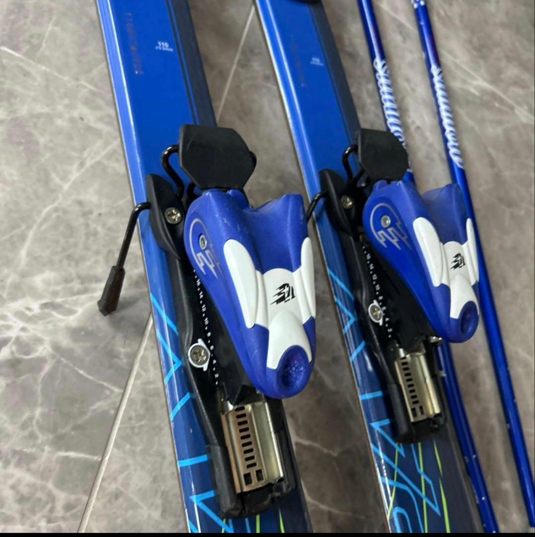 スキー板一式　ワックスつき