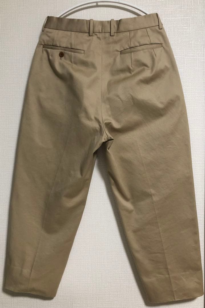 S*d様 SYCE BASICS サイベーシックス コットンチノパンツ ベージュ