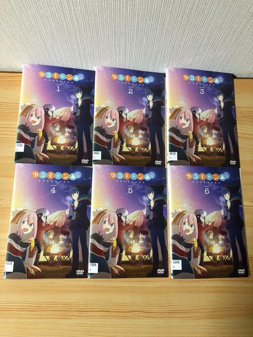 ゆるキャン△ レンタル　全巻　dvd