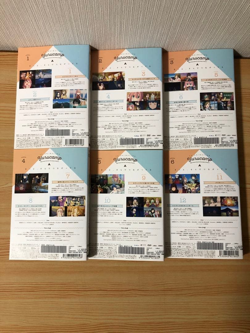 ゆるキャン△ レンタル　全巻　dvd